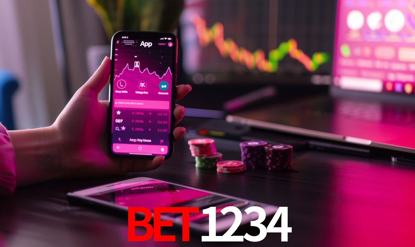 Comparação APP mobile vs versão web da BET1234